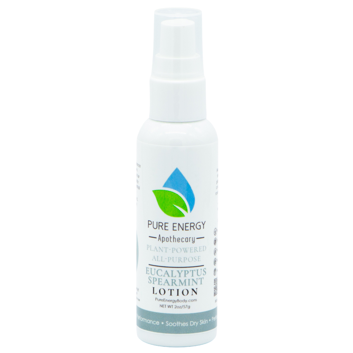 Natural All Purpose Lotion 2 oz (Eucalyptus & Spearmint)