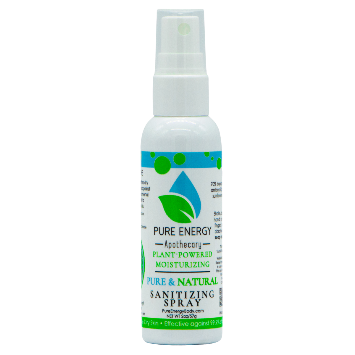 Hand Sanitizer Spray - 2 oz Travel Size (Unscented)