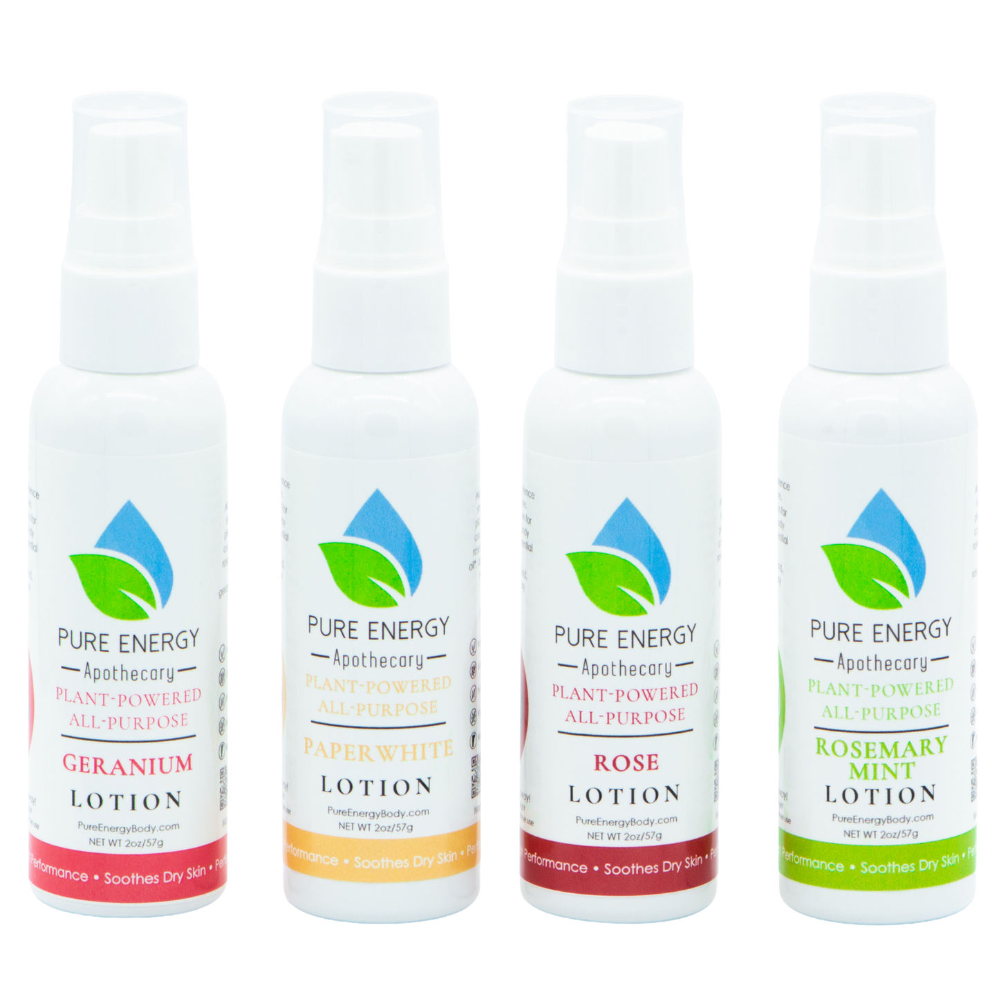 All Purpose Moisturizing Lotion - Travel Garden Gift Set (4 pack)