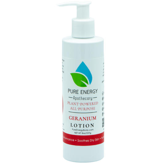 Natural All Purpose Lotion 8 Oz (Geranium)