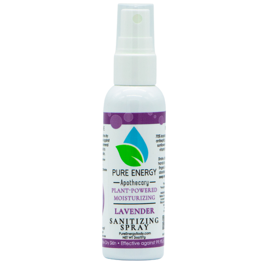 Hand Sanitizer Spray - 2 oz Travel Size (Lavender)