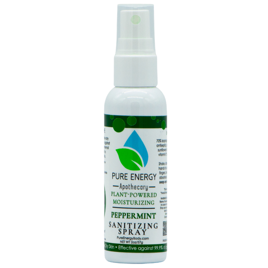 Hand Sanitizer Spray - 2 oz Travel Size (Peppermint)