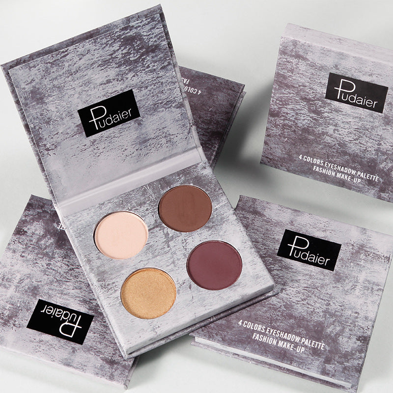 Pudaier Ink Landscape Four-color Eyeshadow Palette Matte Pearlescent W