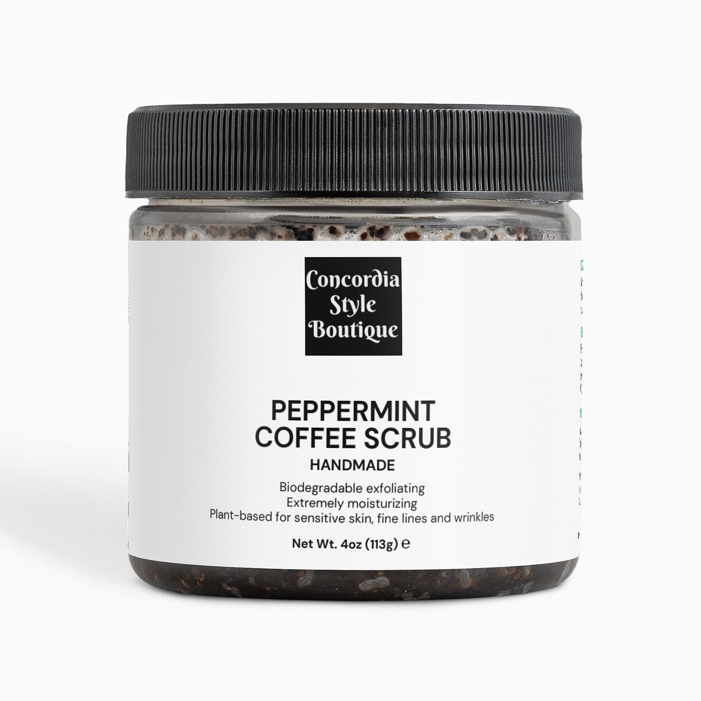 Peppermint Coffee Scrub - Ships exclusively to US