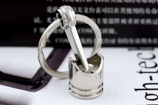 Mini Engine Piston Keychain