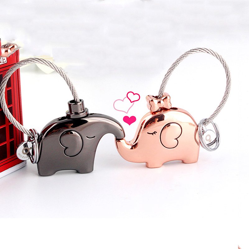 Elephant Lovers Keychain