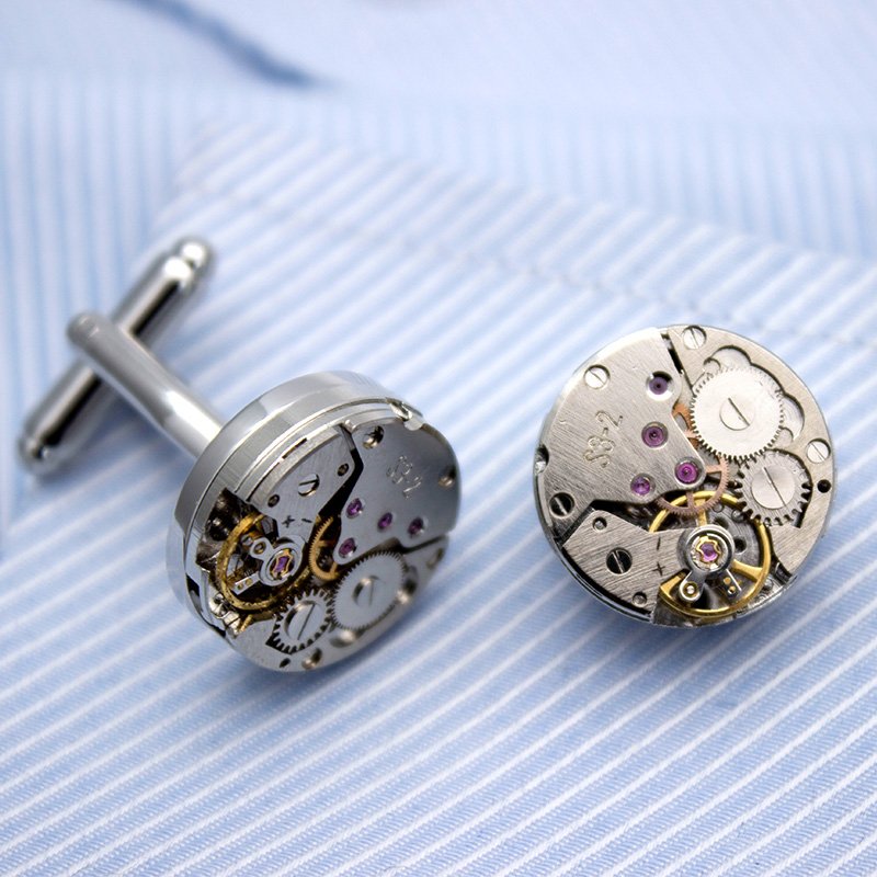 Steampunk Watch Cufflinks