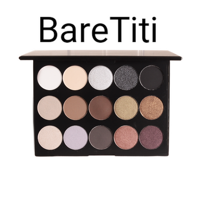 BareTiti 15 Shade Eyeshadow Palette - Smoky