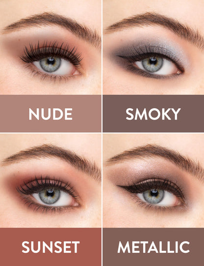 BareTiti 15 Shade Eyeshadow Palette - Smoky