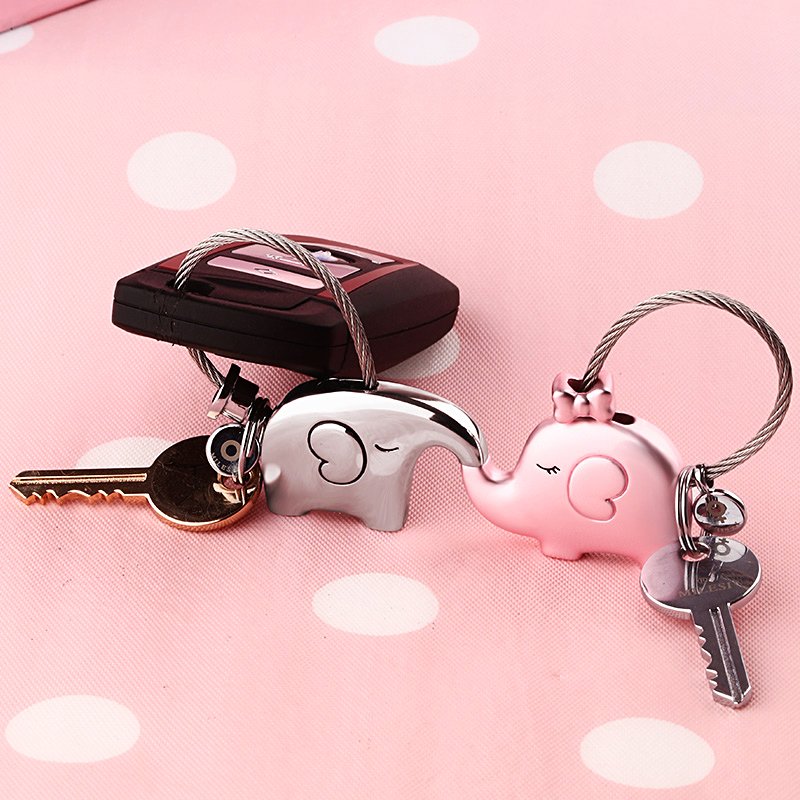 Elephant Lovers Keychain