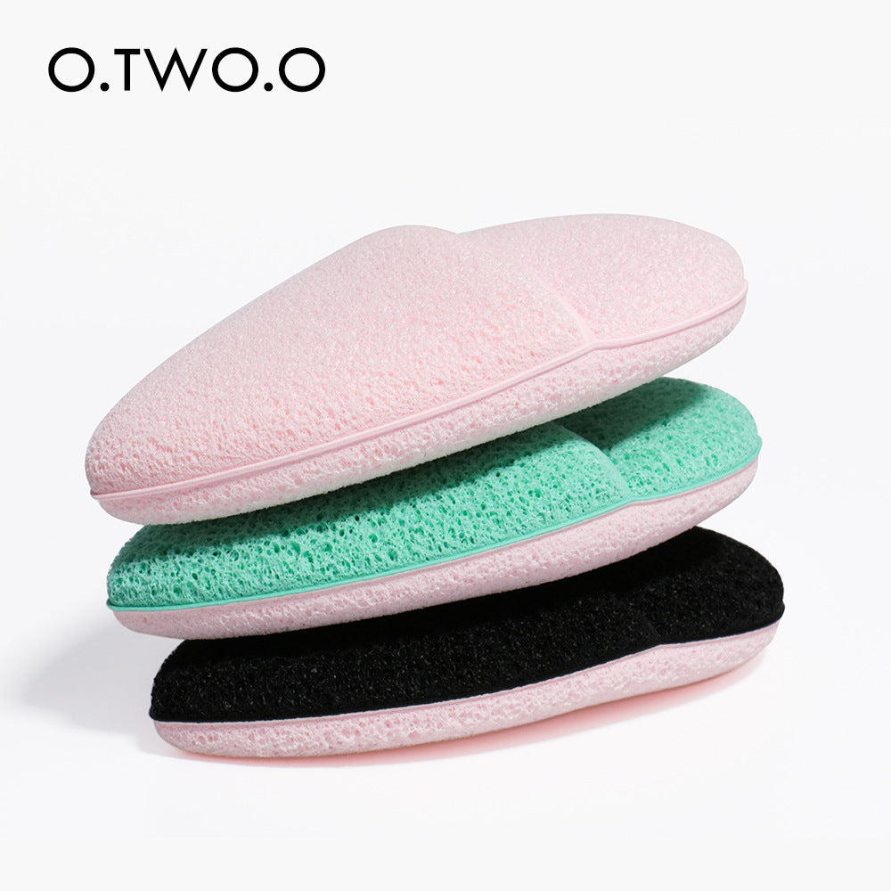 O.TWO.O Oval Soft and Comfortable Sponge Face Wash Puff Magic Lazy Wat