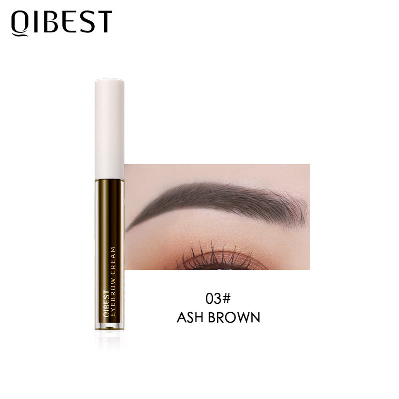 QIBEST New Three Dimensional Eyebrow Dyeing Cream Does Not Fade And Ha