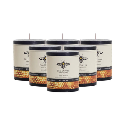 Big Dipper Wax Works Pure Beeswax Pillars