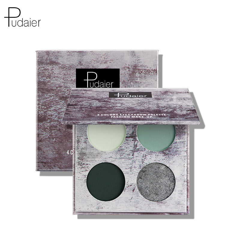 Pudaier Ink Landscape Four-color Eyeshadow Palette Matte Pearlescent W