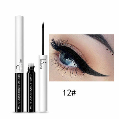 Quick-Drying Waterproof And Sweat-Proof Liquid Eyeliner Does Not Smudg