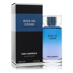 Bois De Cedre Eau De Toilette Spray By Karl Lagerfeld 3.3 oz Eau De