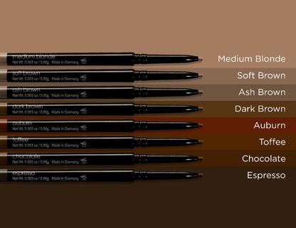 BEST SELLER!! PRECISION WATERPROOF RETRACTABLE BROW PENCIL (6 Shades)