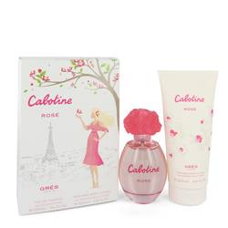 Cabotine Rose Gift Set By Parfums Gres 3.4 oz Eau De Toilette Spray +