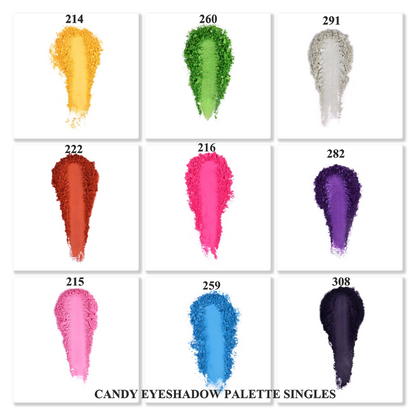 CANDY EYESHADOW PALETTE SINGLES (REFILLABLE)