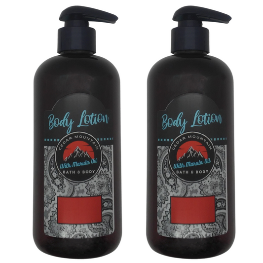 Cedar Mountain Citrus Basil Scented Body Lotion, 12 Oz (2 Pack)