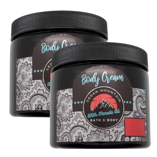 Cedar Mountain Mango Grapefruit Scented Luxury Marula Oil Body Cream,