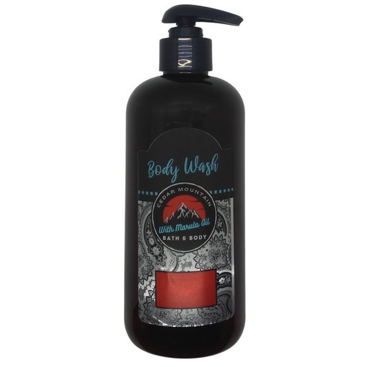 Cedar Mountain Mulberry Joy Scented Body Wash With Marula Oil, 12 Oz