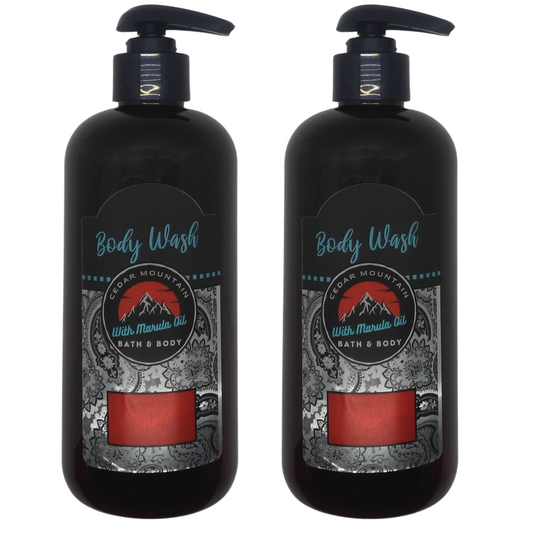 Cedar Mountain Strawberry Daiquiri Scented Body Wash With Marula Oil,