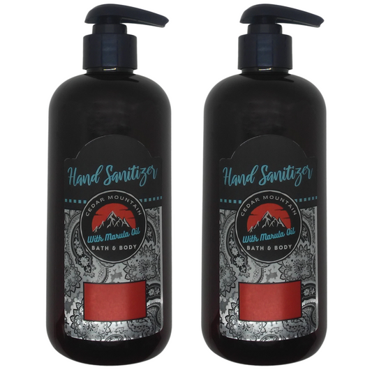 Cedar Mountain Black Cherry Scented Hand Sanitizer Gel, 12 Oz (2 Pack)