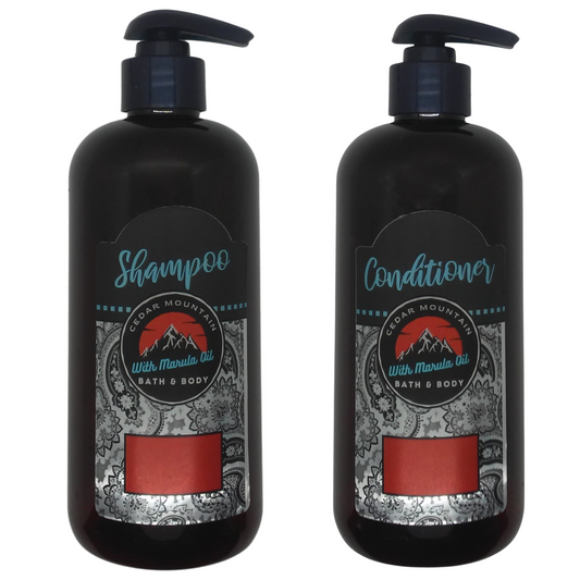 Cedar Mountain Clove & Lavender Scented Marula Oil Shampoo and