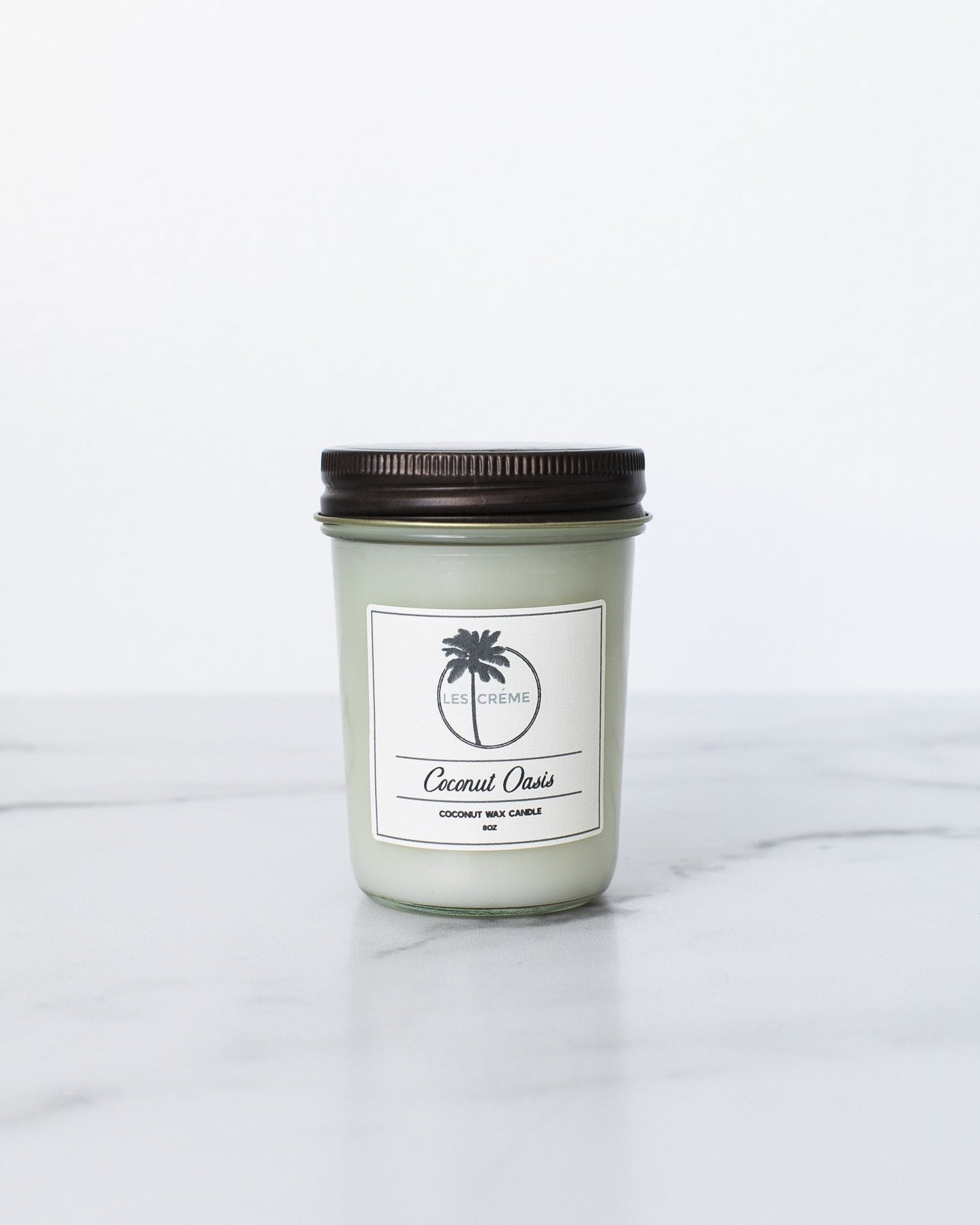 Coconut Oasis Scent Coconut Wax Candle