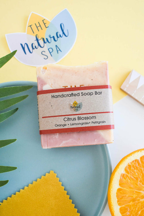 Citrus Blossom Cold Process Soap - Lemongrass Orange and Palmarosa - 3