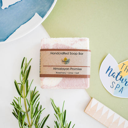 Himalayan promise Soap Bar - Rosemary Lime and Himalayan Pink Salt - 3