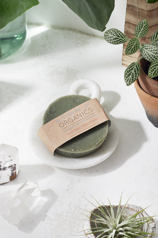 Face Wash Facial Cleansing Bar | French Green Sea Clay