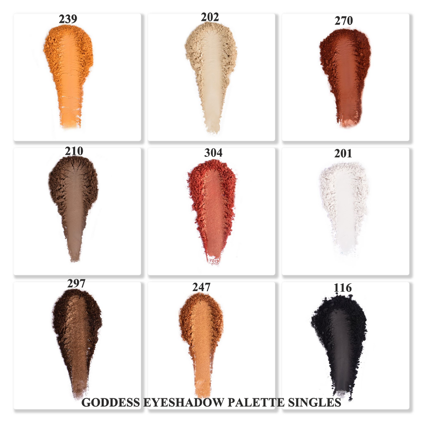 GODDESS EYESHADOW PALETTE SINGLES (REFILLABLE)