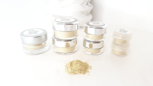 Gold Sparkle Loose Eye shadow | Raw Beauty Minerals