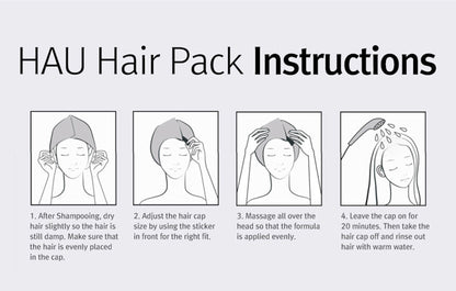 HAU Professional Hair Pack for Dry Damaged Hair and Hair Regrowth 1