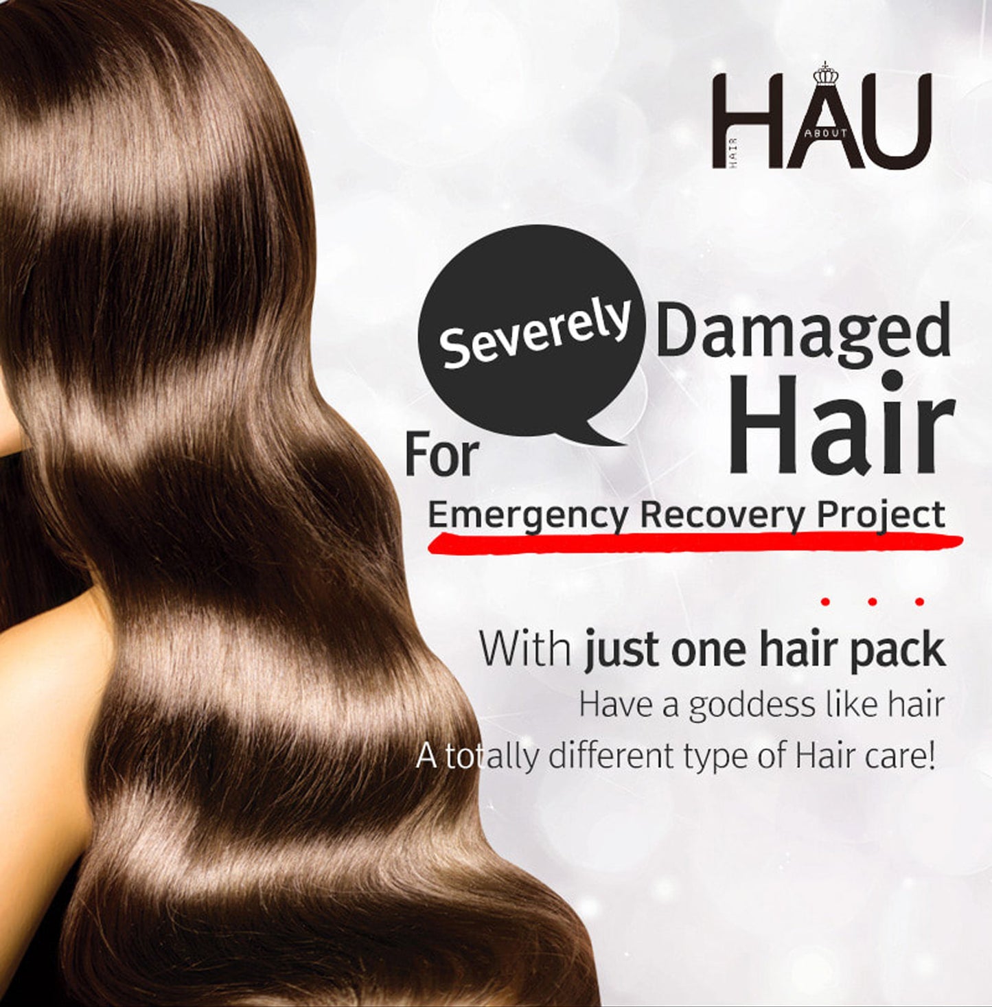 HAU Professional Hair Pack for Dry Damaged Hair and Hair Regrowth 1