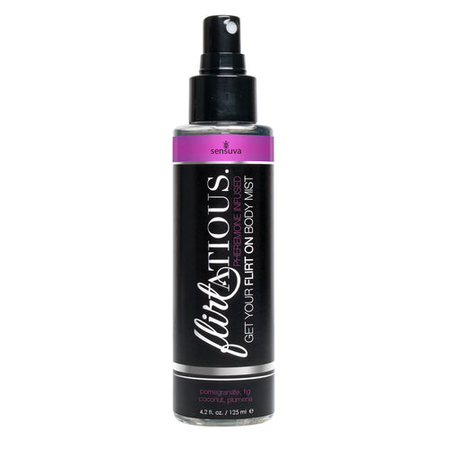 Flirtatious Pheromone Infused Body Mist - Pomegranate, Fig, & Plumeria