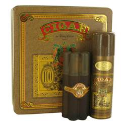 Cigar Gift Set By Remy Latour 3.3 oz Eau De Toilette Spray + 6.6 oz