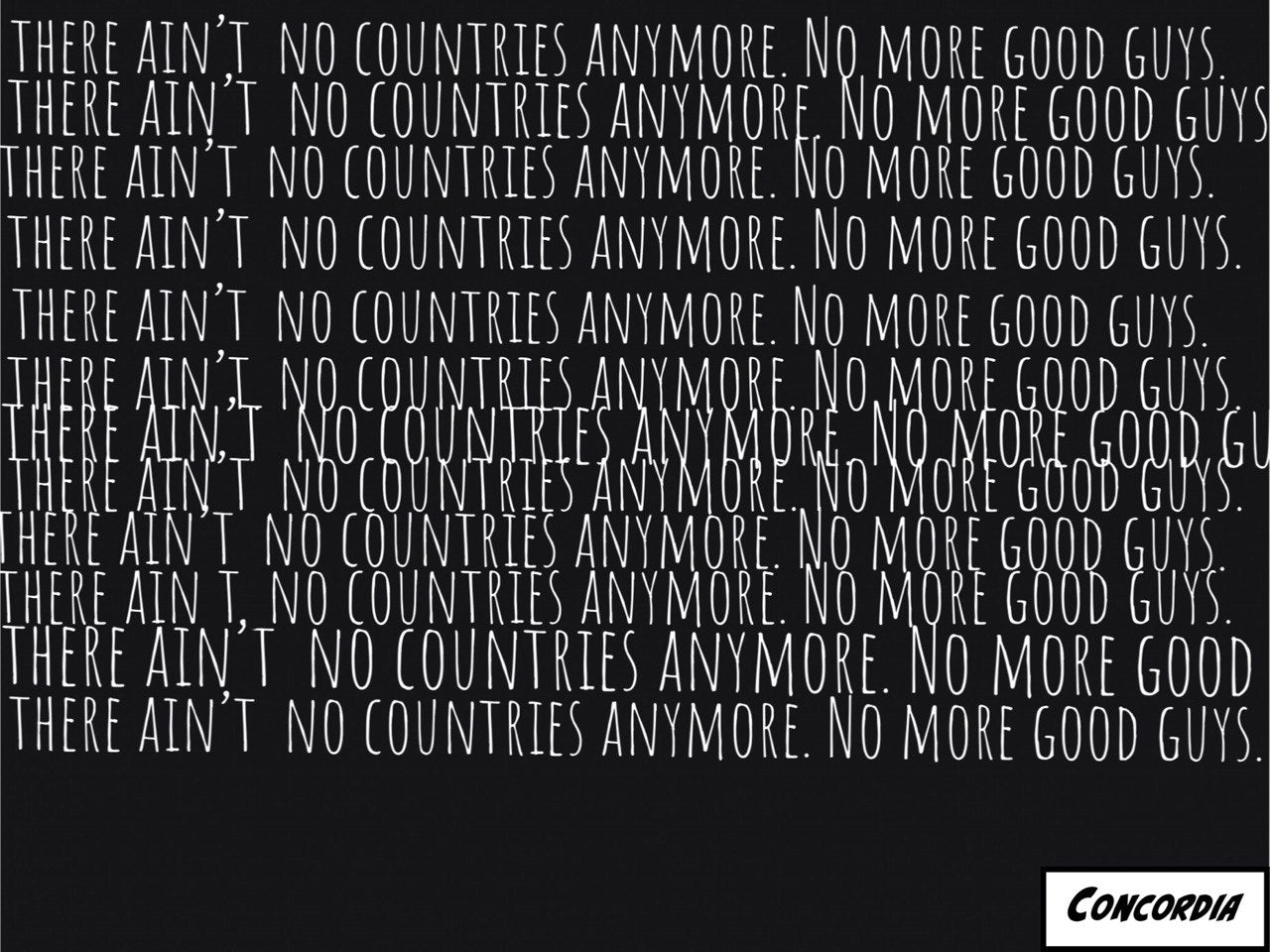 "No More Countries" - Candle