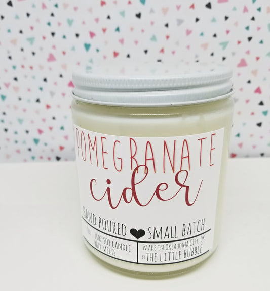 Pomegranate Cider ~ Soy Candle