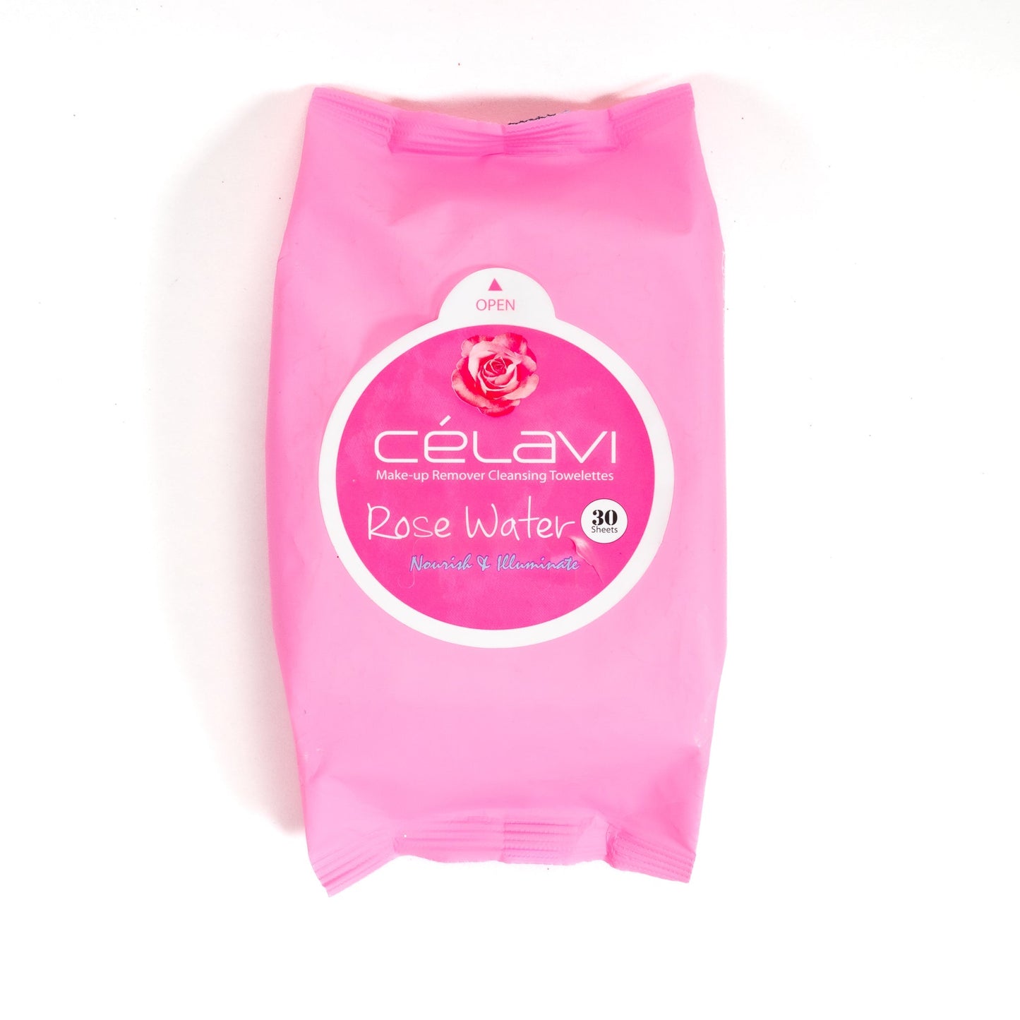 ROSE WATER NOURISHING CLEANSING WIPES (30PK)