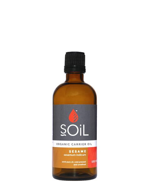 Organic Sesame Seed Oil (Sesame Inidcum Linn) 100ml