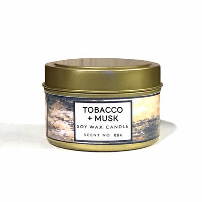 Tobacco + Musk Soy Wax Candle