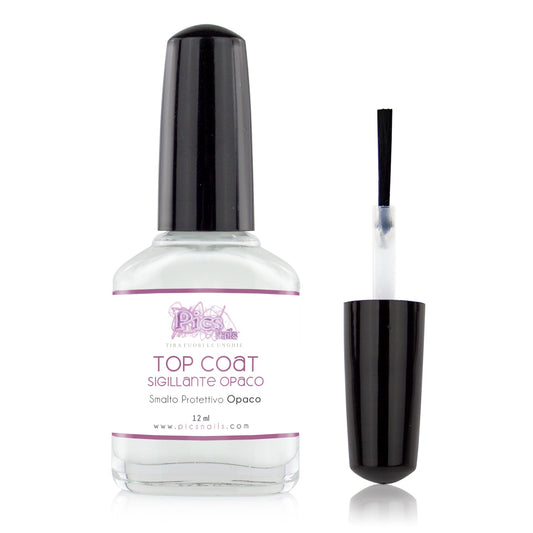 Top Coat Opaco Smalto Sigillante per Unghie 12 ml