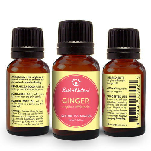 Ginger Essential Oil - 100% Pure