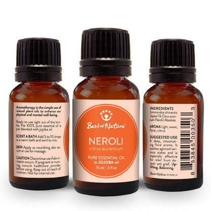 Neroli Absolute Essential Oil blended with Jojoba Oil