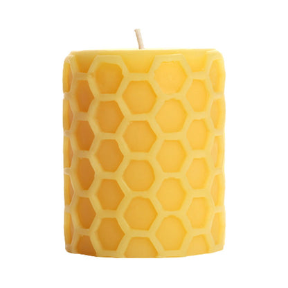 Big Dipper Wax Works Beeswax Honeycomb Pillar