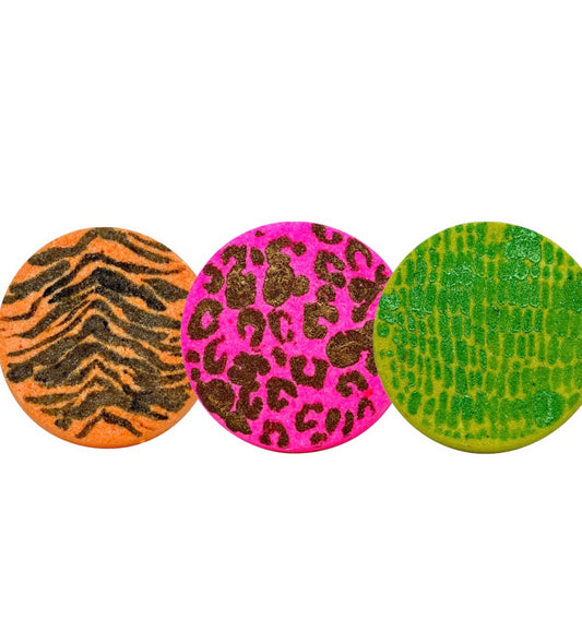 Wild Thang Animal Print Bath Bomb Set