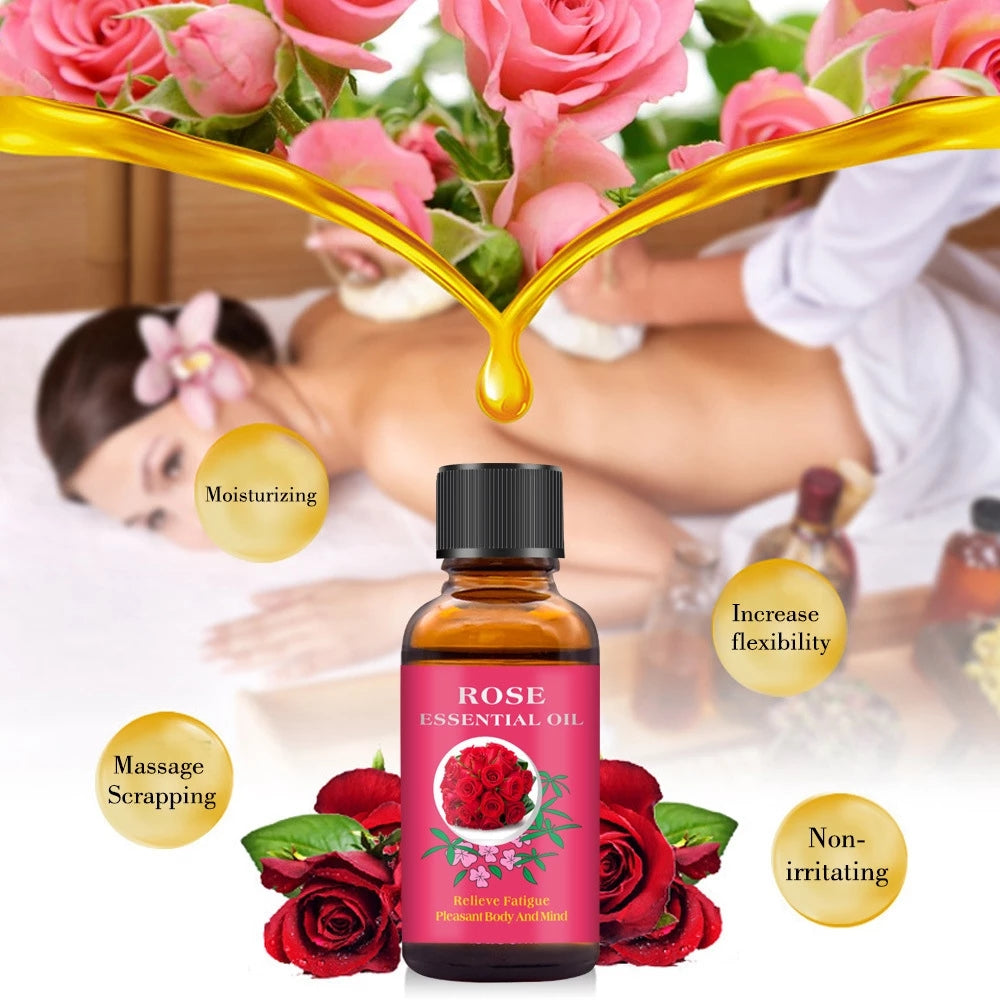 Natural Plant Body Essential Oil Therapy Body Skin Care